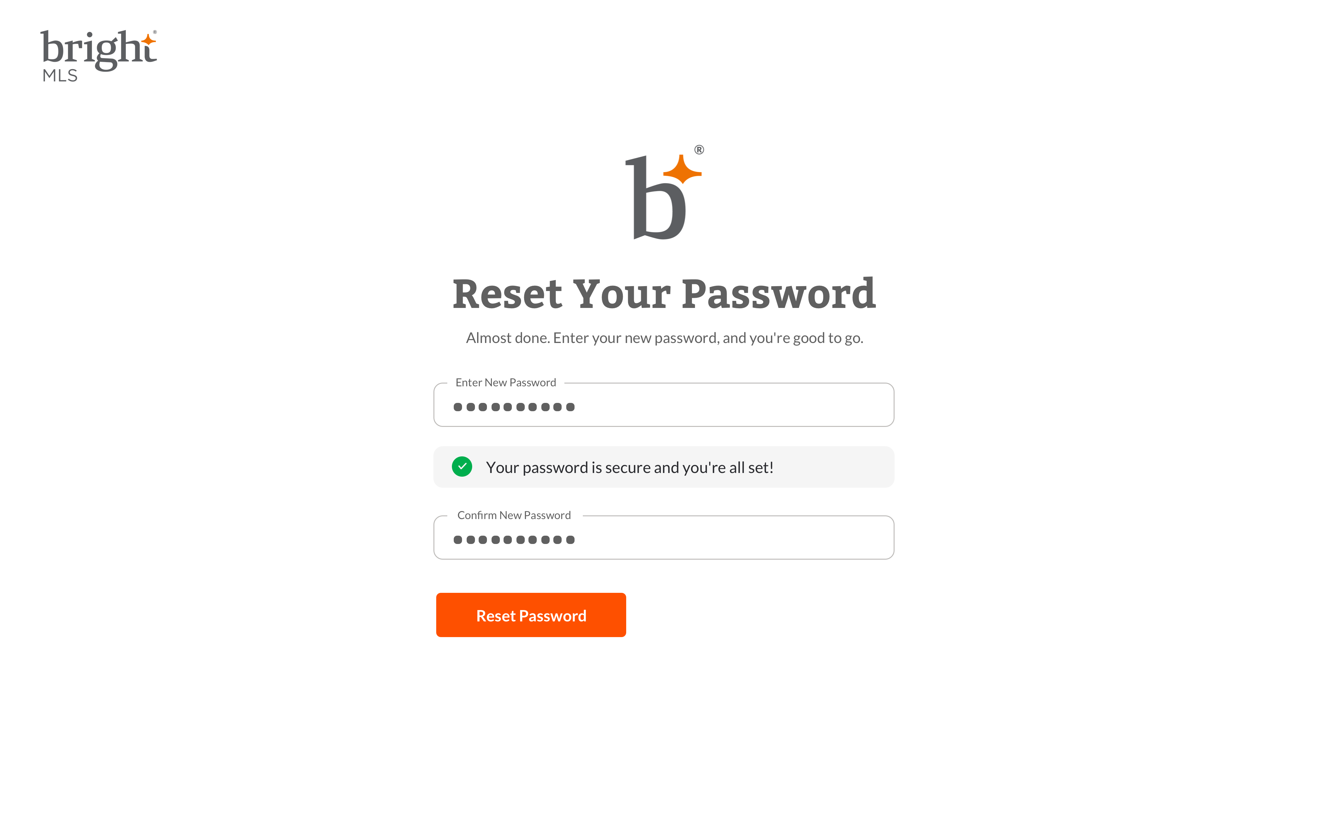 Forgot Password Screen